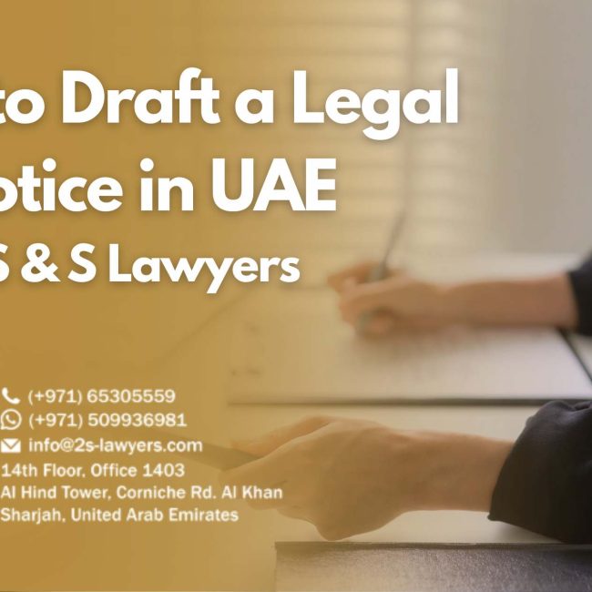 How to Draft a Legal Notice in UAE