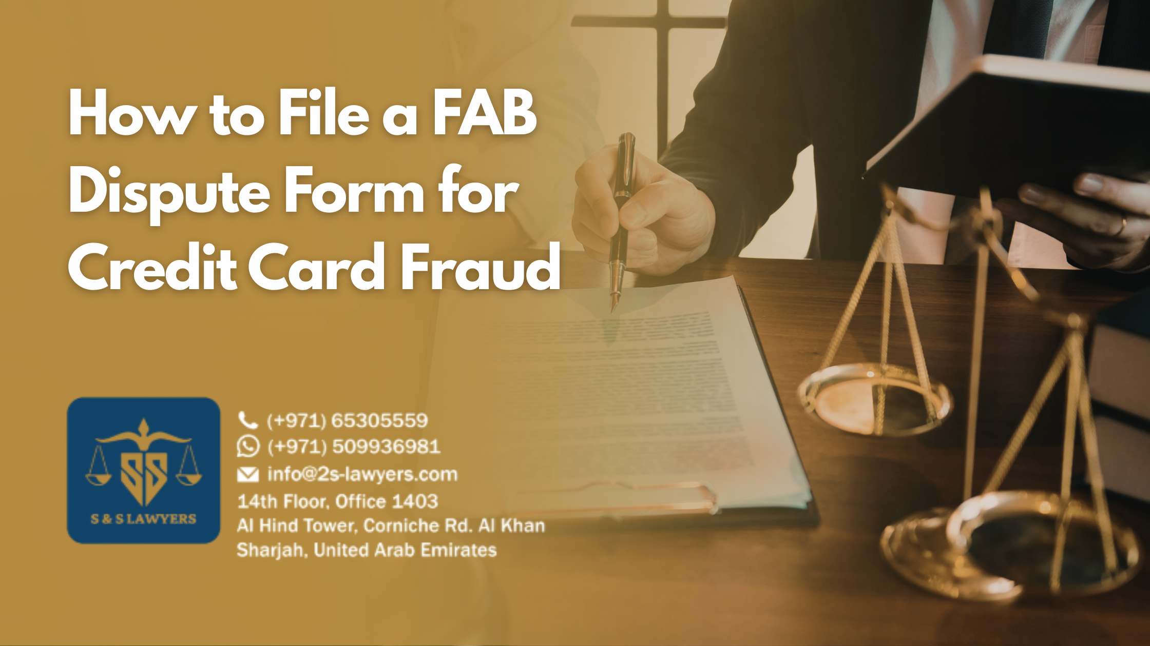 How to File a FAB Dispute Form for Credit Card Fraud